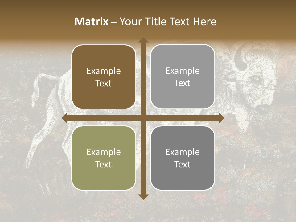 Artifact Rock Art Pictograph PowerPoint Template