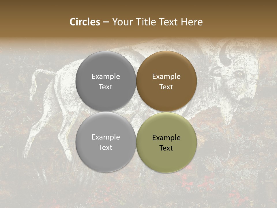 Artifact Rock Art Pictograph PowerPoint Template