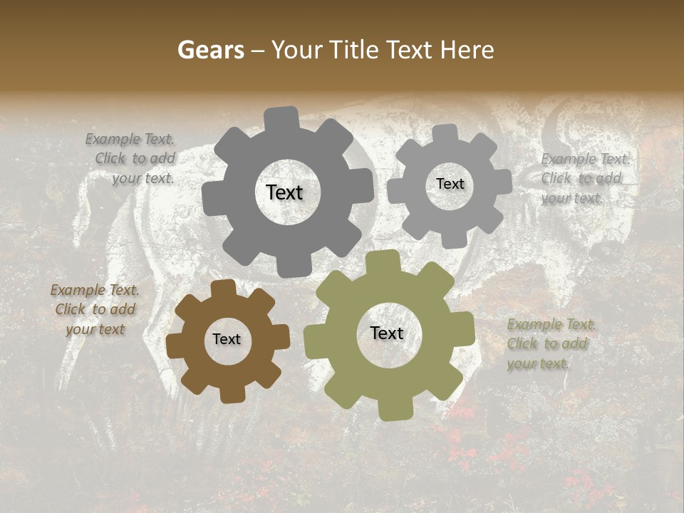 Artifact Rock Art Pictograph PowerPoint Template