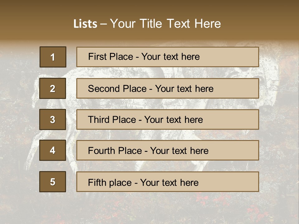 Artifact Rock Art Pictograph PowerPoint Template