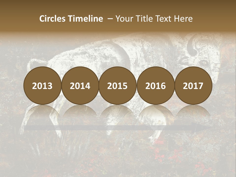 Artifact Rock Art Pictograph PowerPoint Template