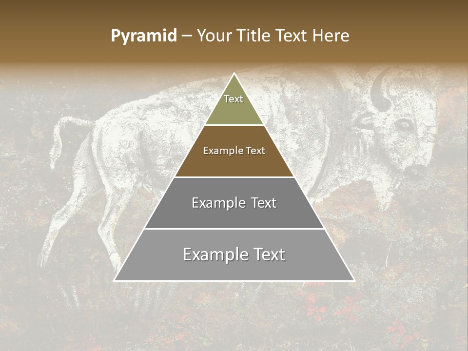 Artifact Rock Art Pictograph PowerPoint Template
