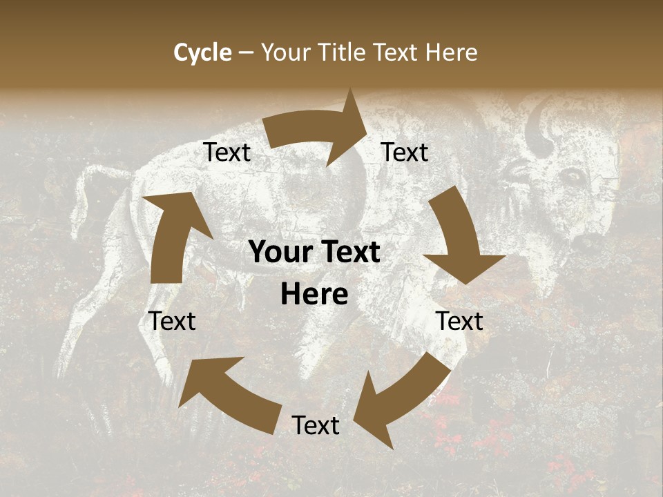 Artifact Rock Art Pictograph PowerPoint Template