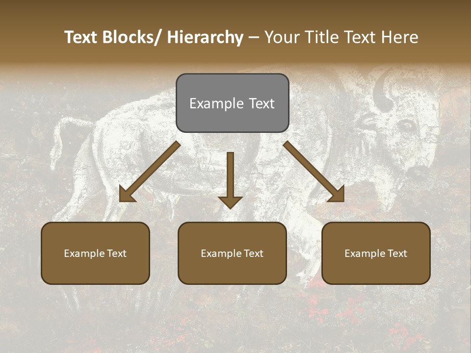 Artifact Rock Art Pictograph PowerPoint Template