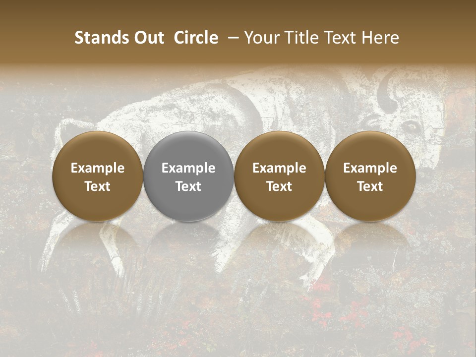 Artifact Rock Art Pictograph PowerPoint Template