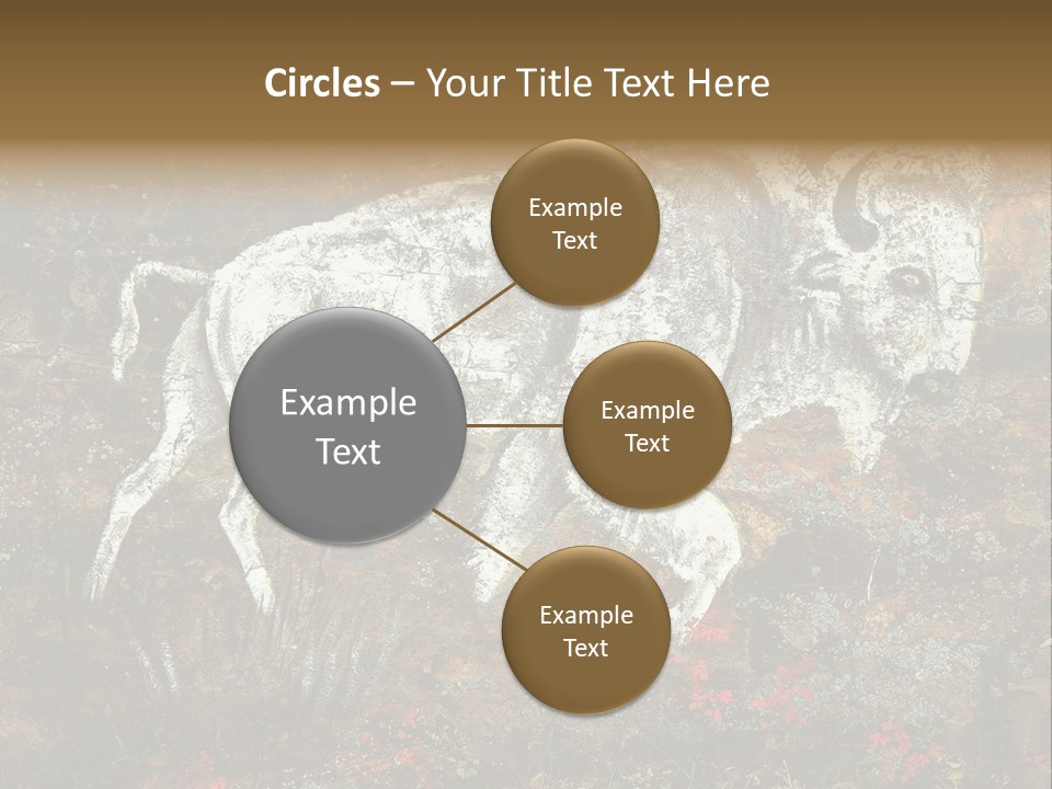 Artifact Rock Art Pictograph PowerPoint Template