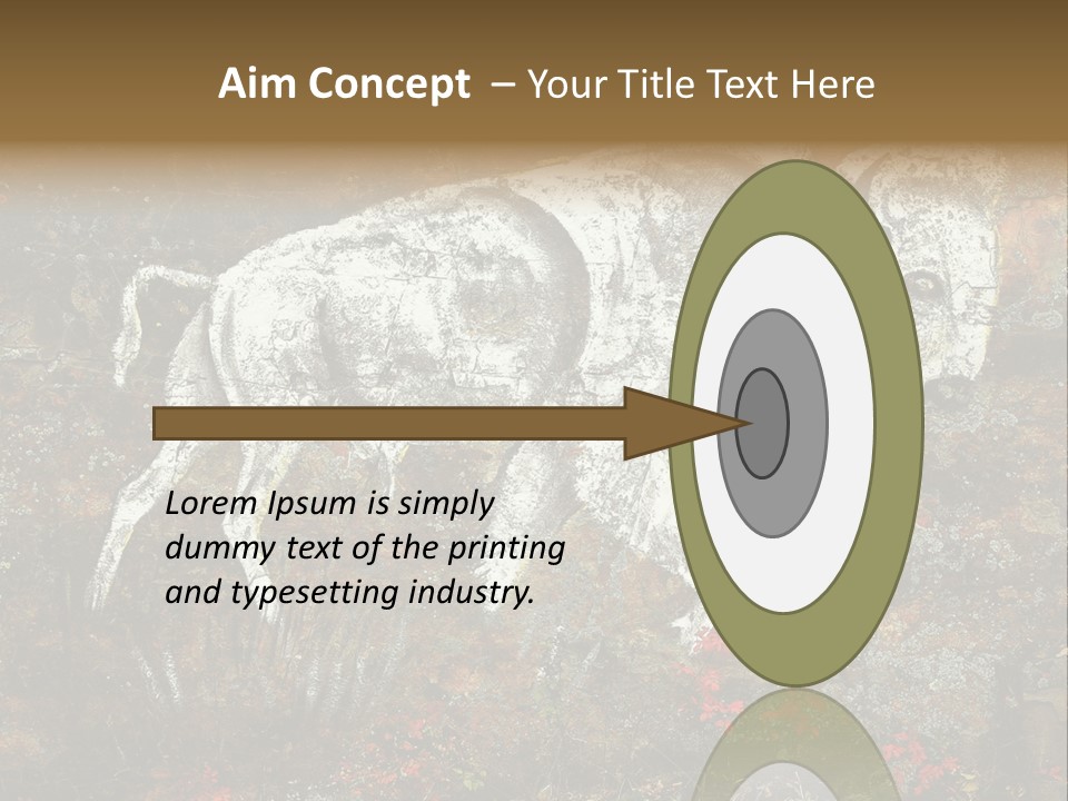 Artifact Rock Art Pictograph PowerPoint Template