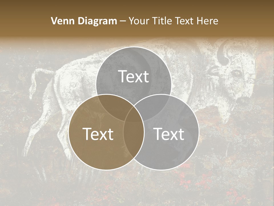 Artifact Rock Art Pictograph PowerPoint Template