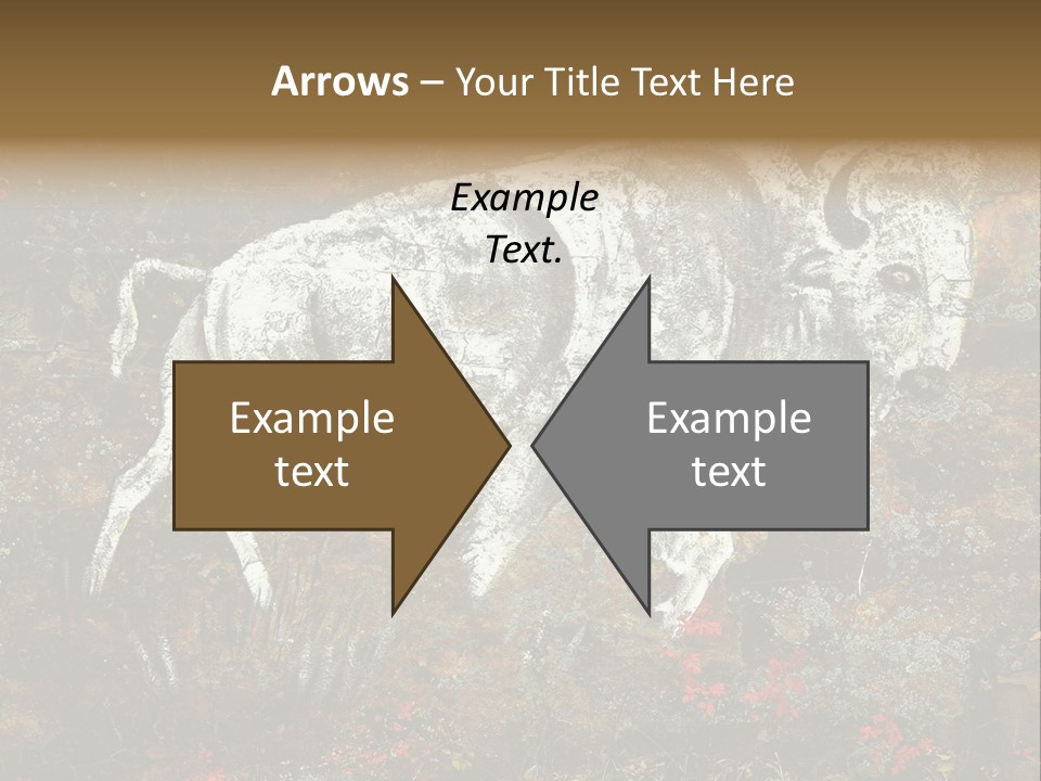 Artifact Rock Art Pictograph PowerPoint Template