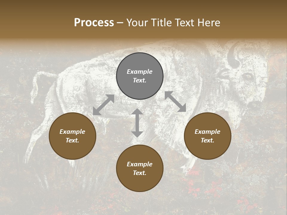 Artifact Rock Art Pictograph PowerPoint Template