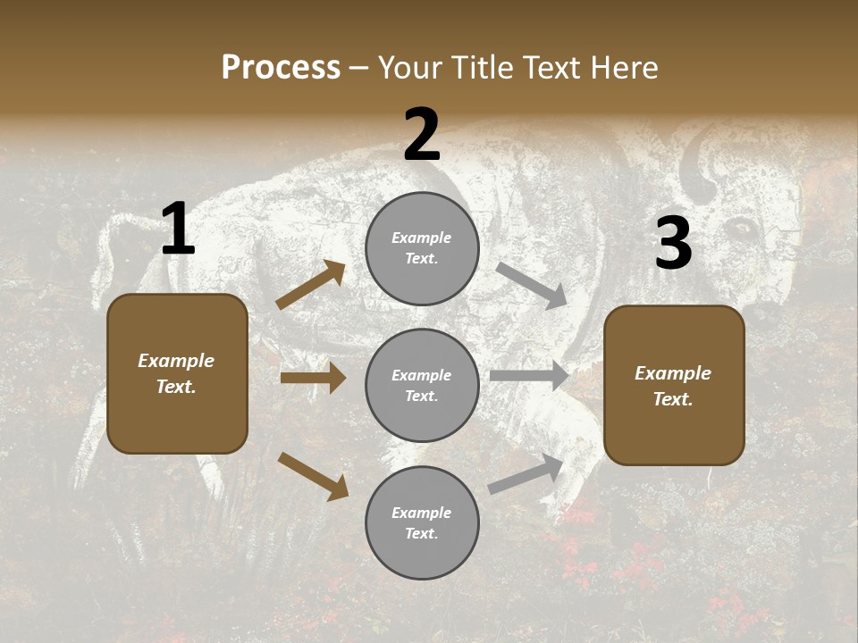 Artifact Rock Art Pictograph PowerPoint Template