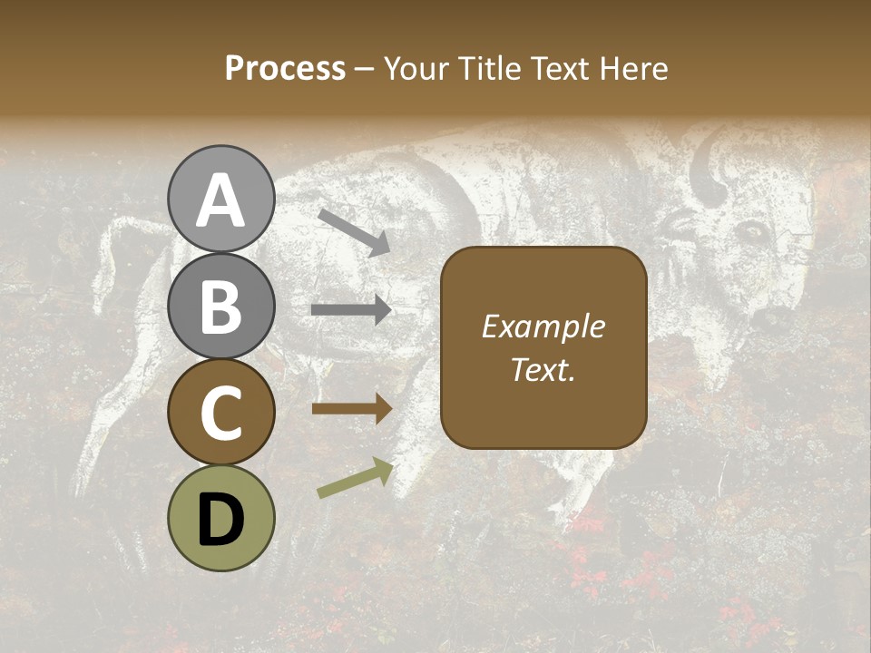Artifact Rock Art Pictograph PowerPoint Template