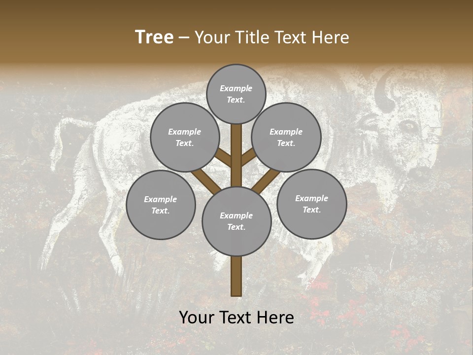 Artifact Rock Art Pictograph PowerPoint Template