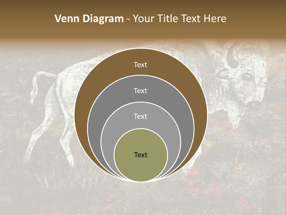 Artifact Rock Art Pictograph PowerPoint Template