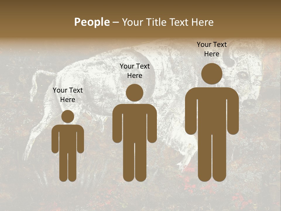 Artifact Rock Art Pictograph PowerPoint Template