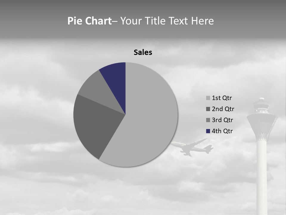 Gloomy Tower Transport PowerPoint Template