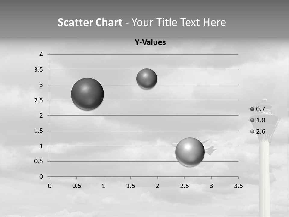Gloomy Tower Transport PowerPoint Template
