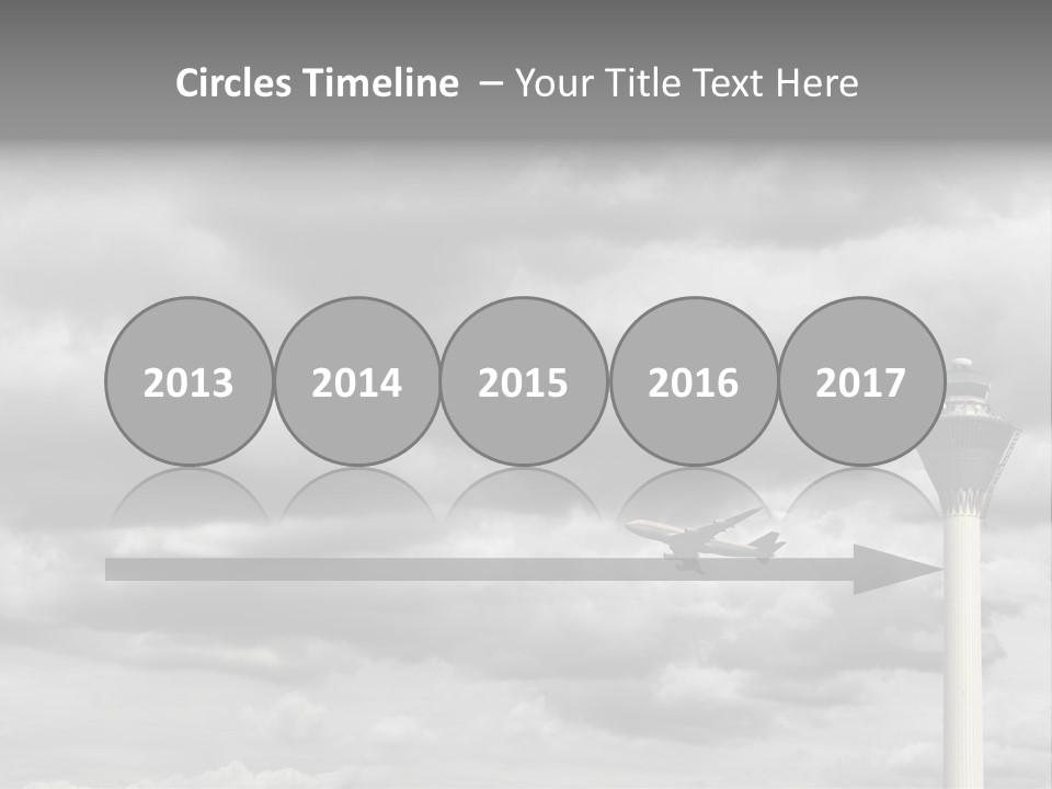 Gloomy Tower Transport PowerPoint Template
