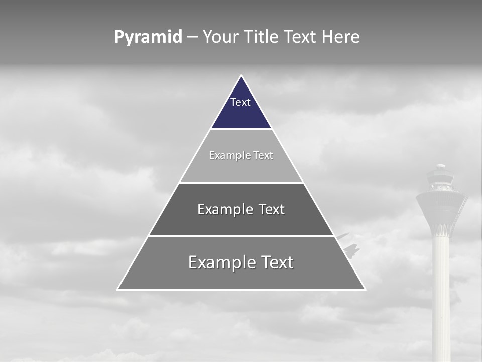 Gloomy Tower Transport PowerPoint Template