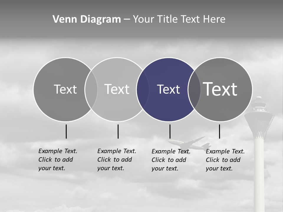 Gloomy Tower Transport PowerPoint Template