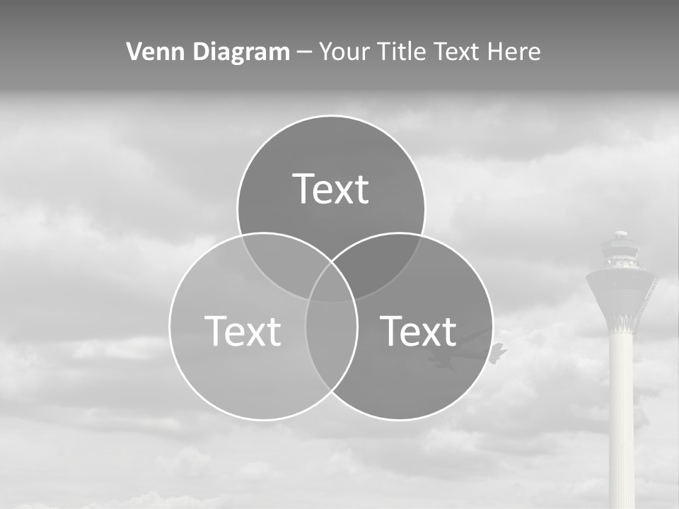 Gloomy Tower Transport PowerPoint Template