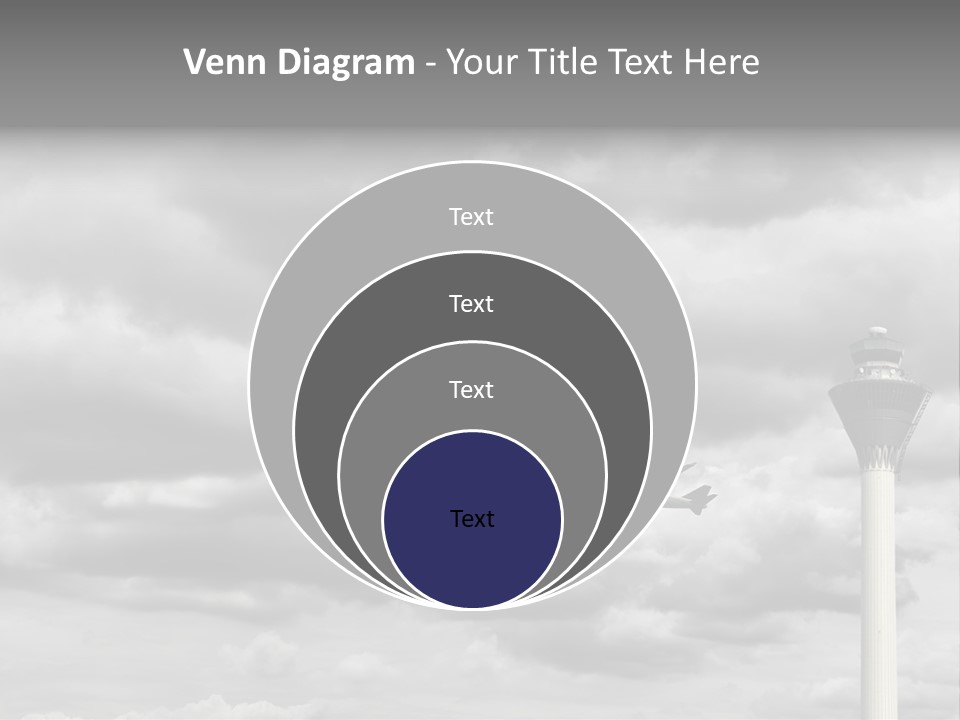 Gloomy Tower Transport PowerPoint Template