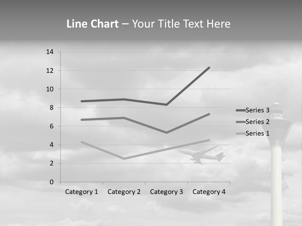 Gloomy Tower Transport PowerPoint Template