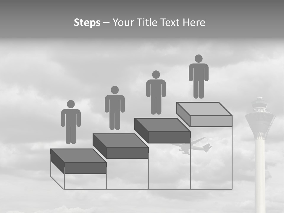 Gloomy Tower Transport PowerPoint Template