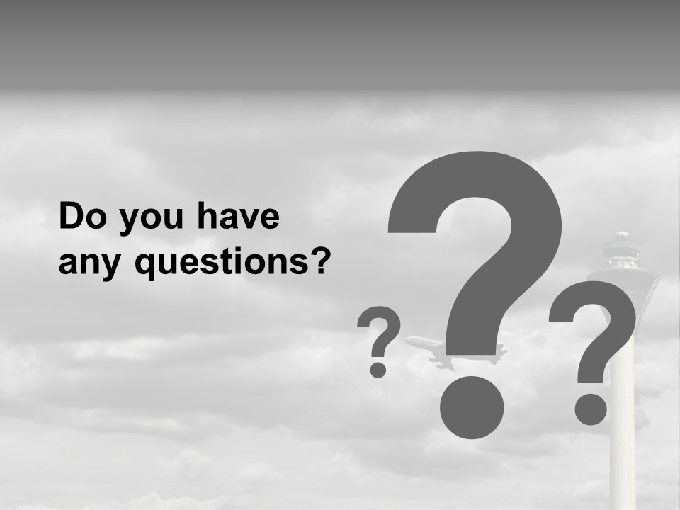 Gloomy Tower Transport PowerPoint Template