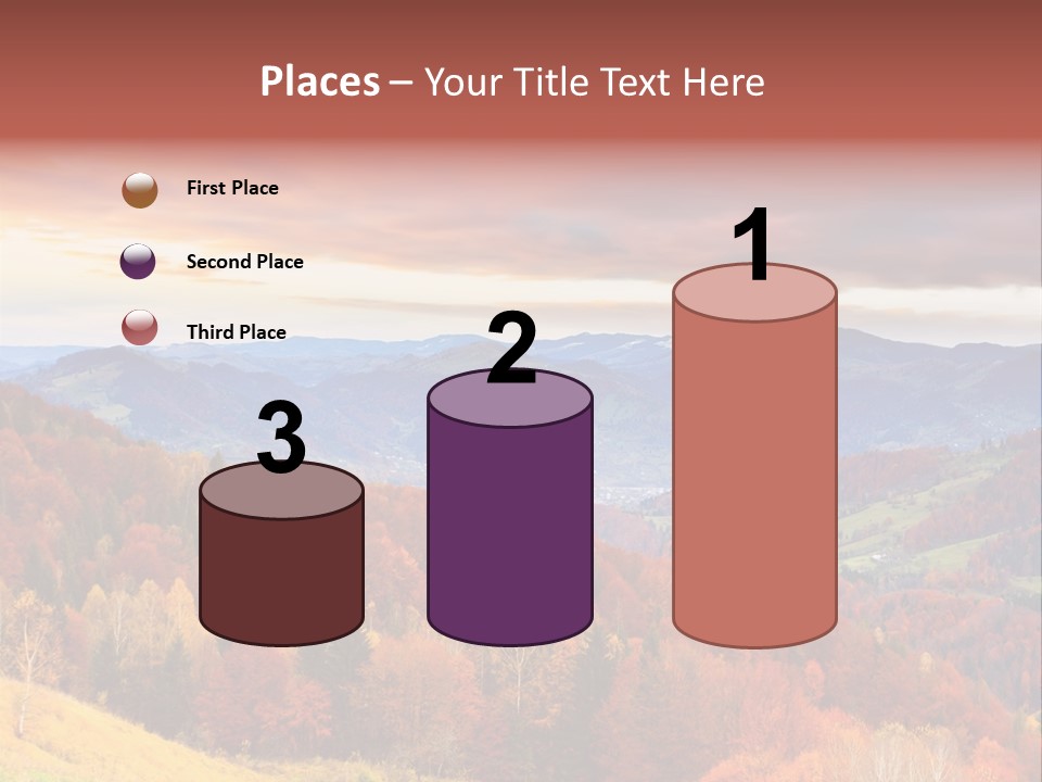 Meadow Beautiful Golden PowerPoint Template