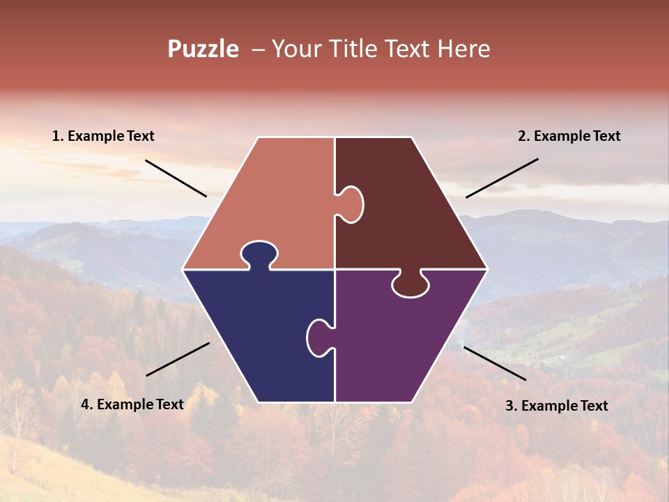 Meadow Beautiful Golden PowerPoint Template