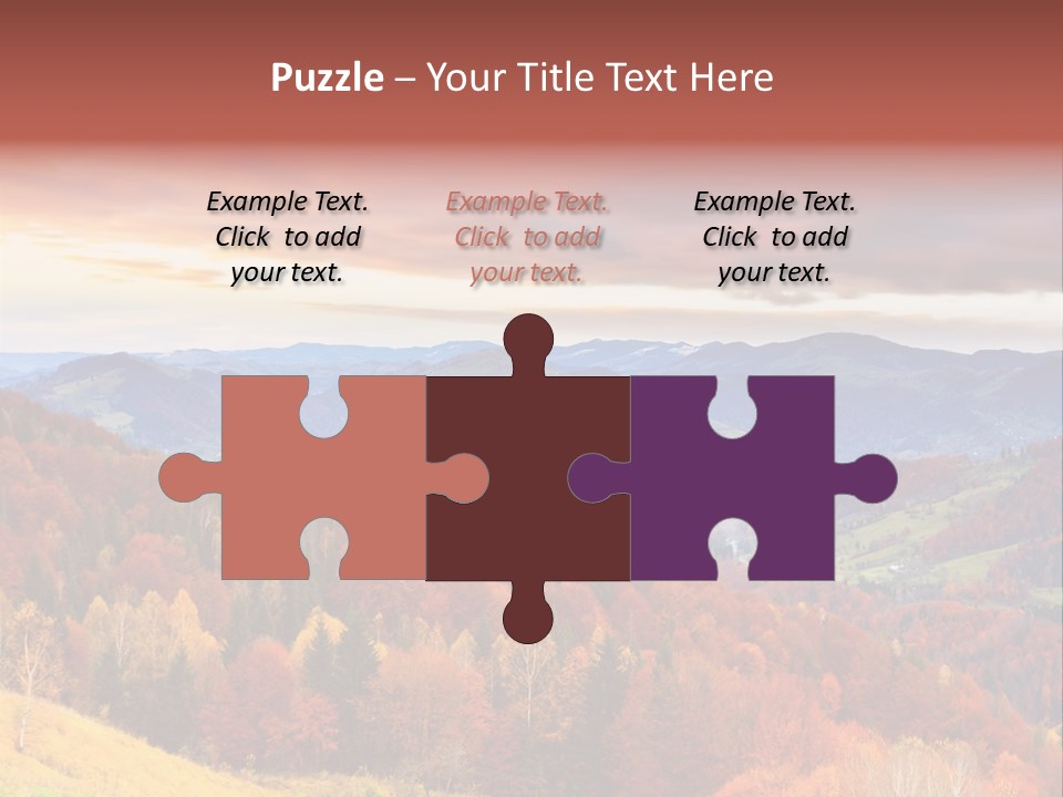 Meadow Beautiful Golden PowerPoint Template