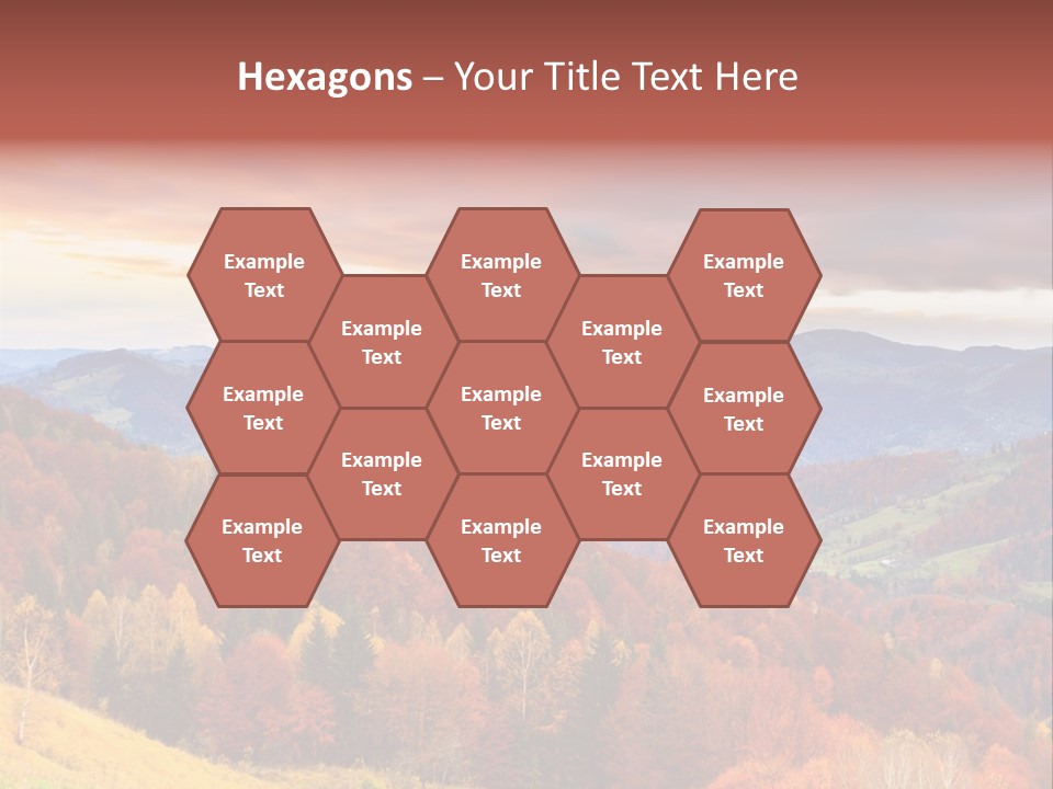 Meadow Beautiful Golden PowerPoint Template