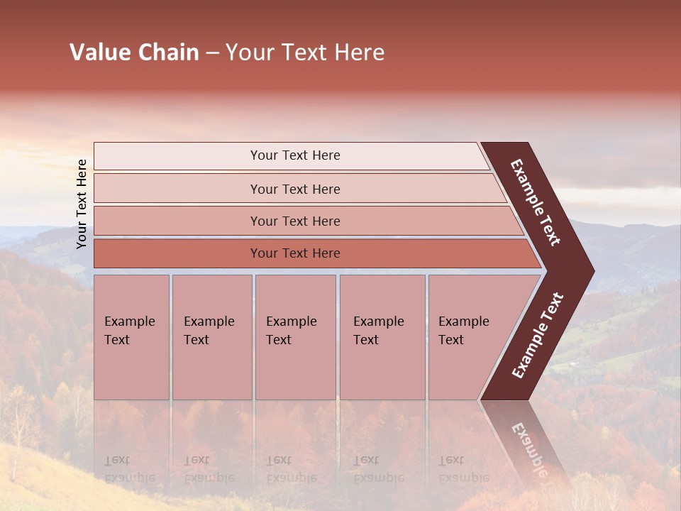 Meadow Beautiful Golden PowerPoint Template