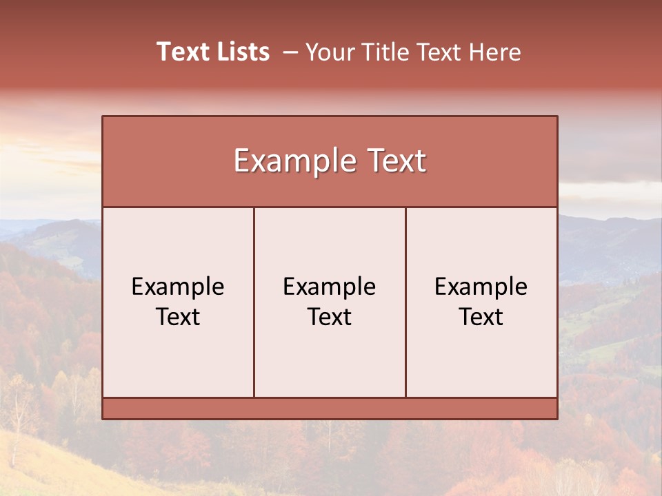 Meadow Beautiful Golden PowerPoint Template