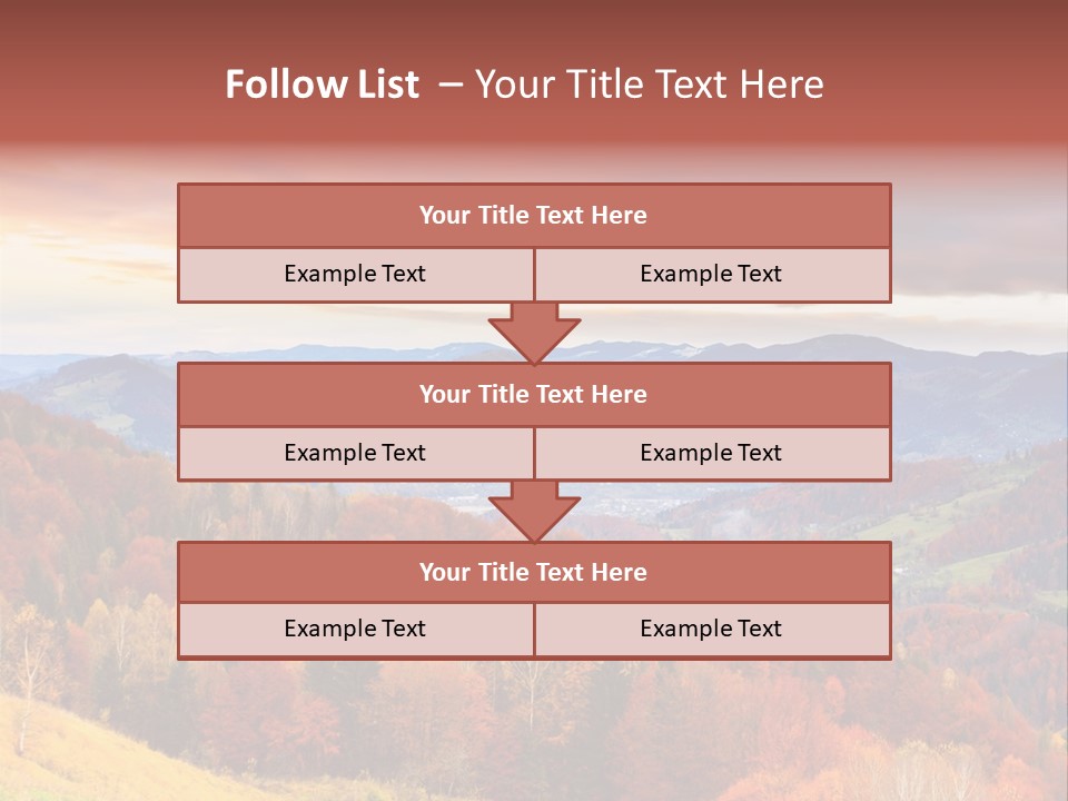 Meadow Beautiful Golden PowerPoint Template