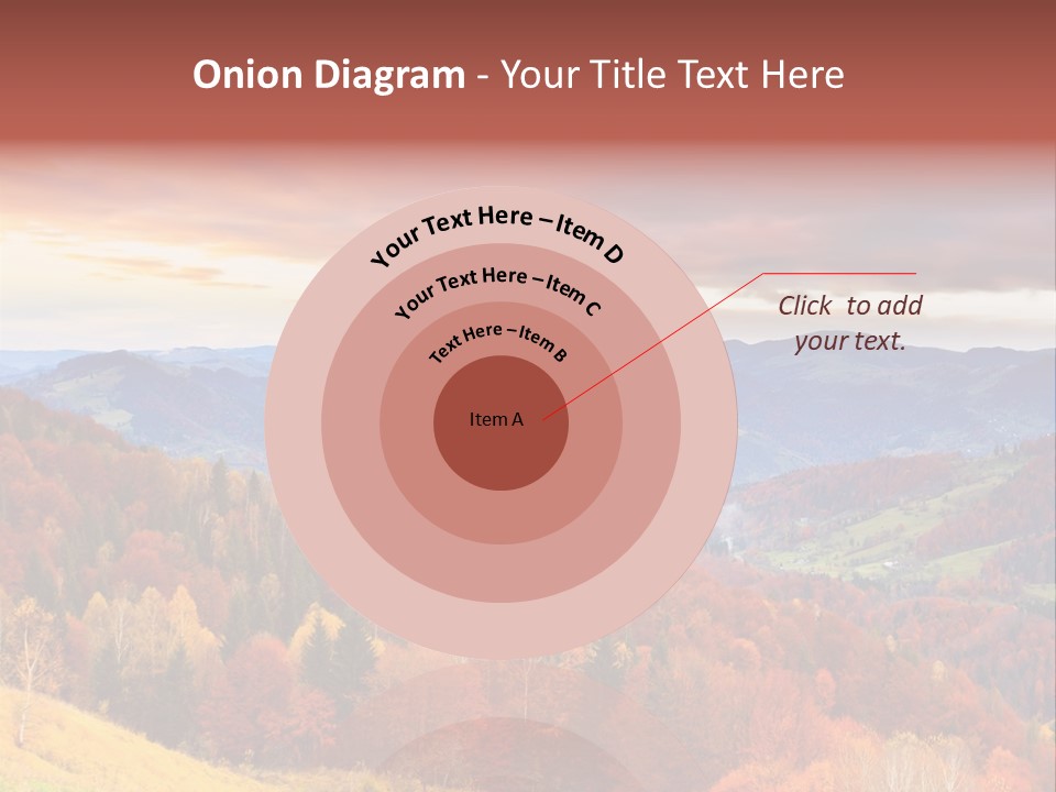 Meadow Beautiful Golden PowerPoint Template