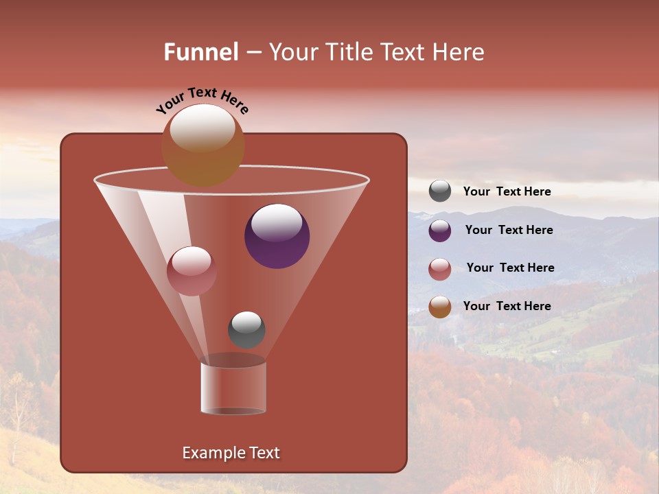 Meadow Beautiful Golden PowerPoint Template