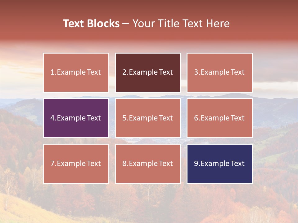 Meadow Beautiful Golden PowerPoint Template