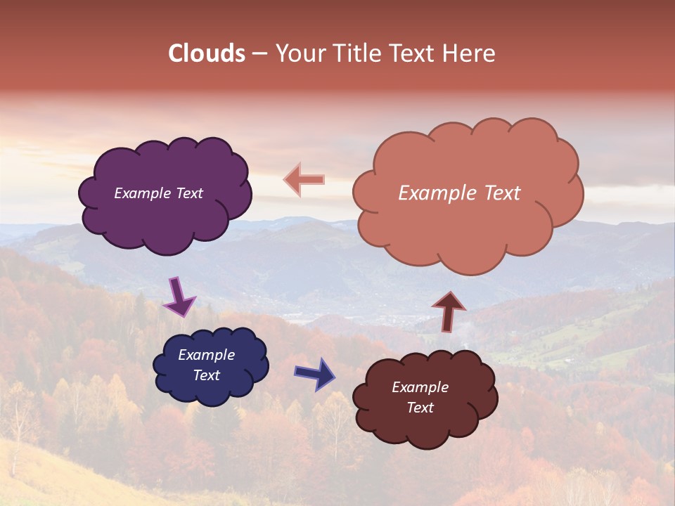 Meadow Beautiful Golden PowerPoint Template