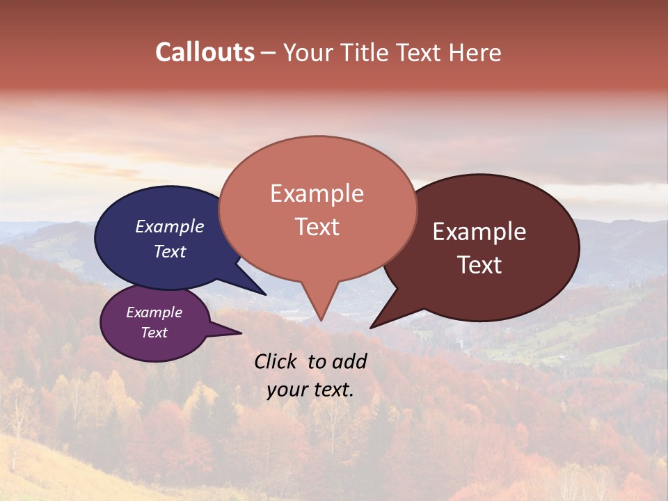 Meadow Beautiful Golden PowerPoint Template