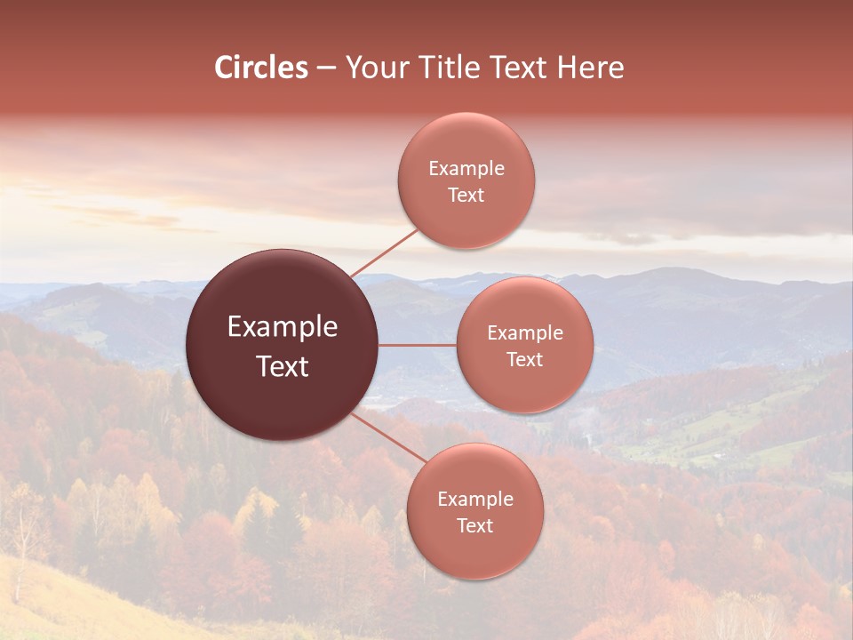 Meadow Beautiful Golden PowerPoint Template