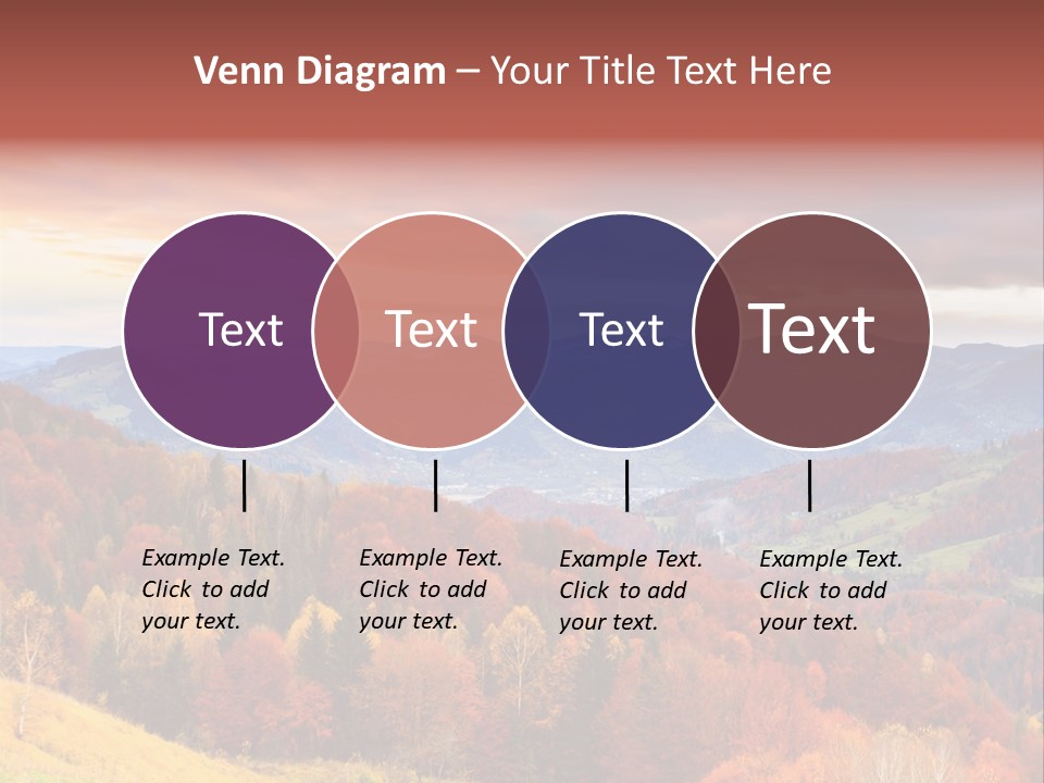 Meadow Beautiful Golden PowerPoint Template