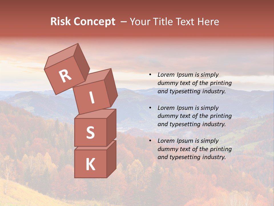 Meadow Beautiful Golden PowerPoint Template