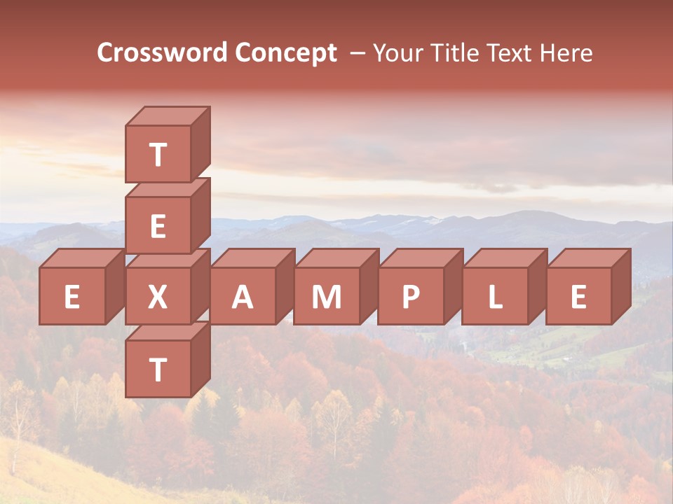 Meadow Beautiful Golden PowerPoint Template