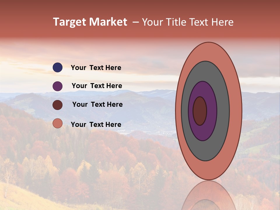 Meadow Beautiful Golden PowerPoint Template