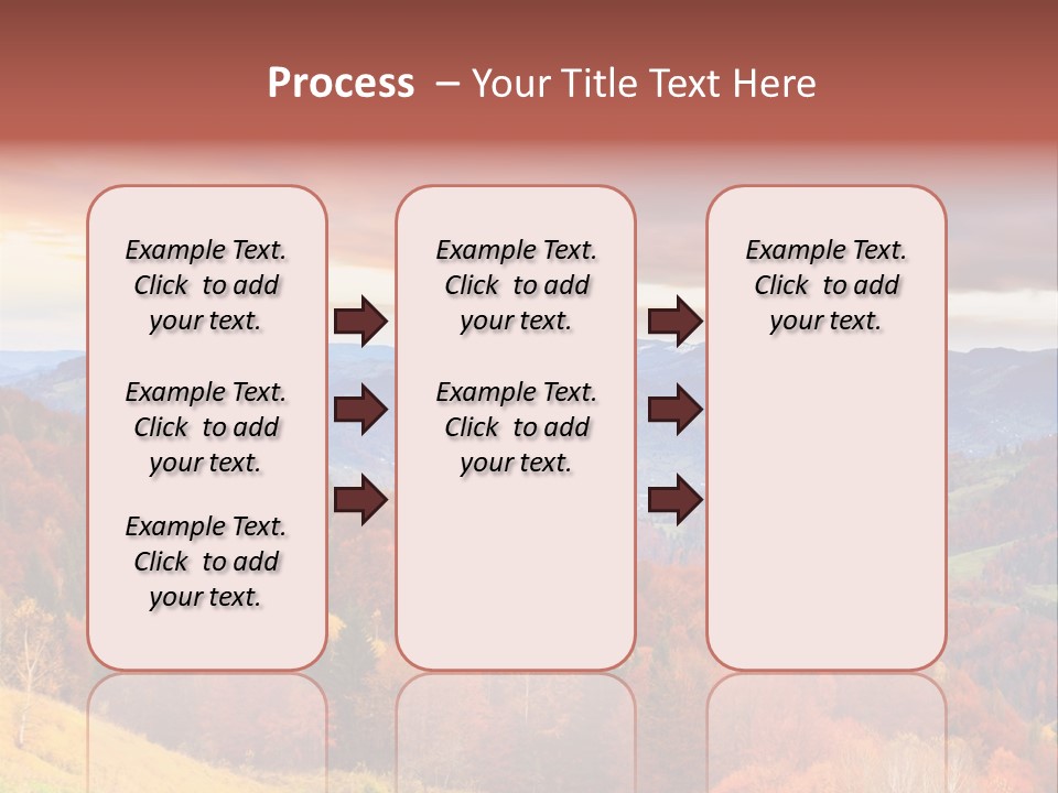 Meadow Beautiful Golden PowerPoint Template