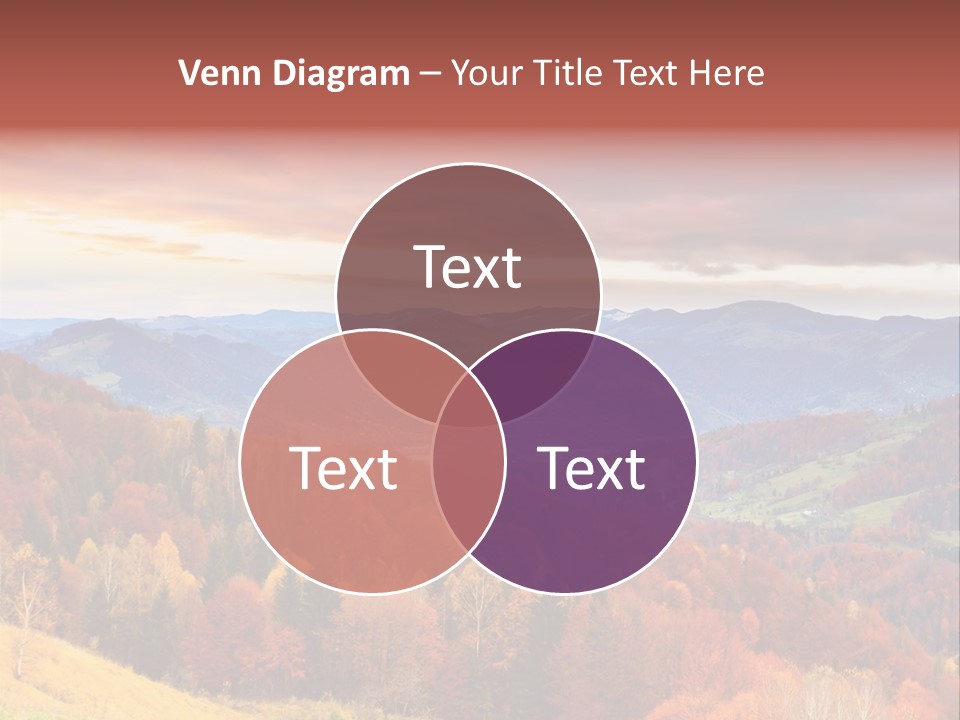 Meadow Beautiful Golden PowerPoint Template