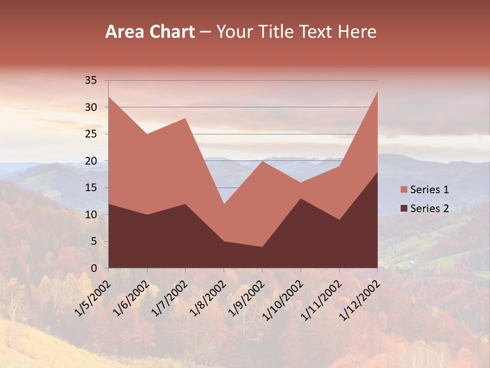 Meadow Beautiful Golden PowerPoint Template