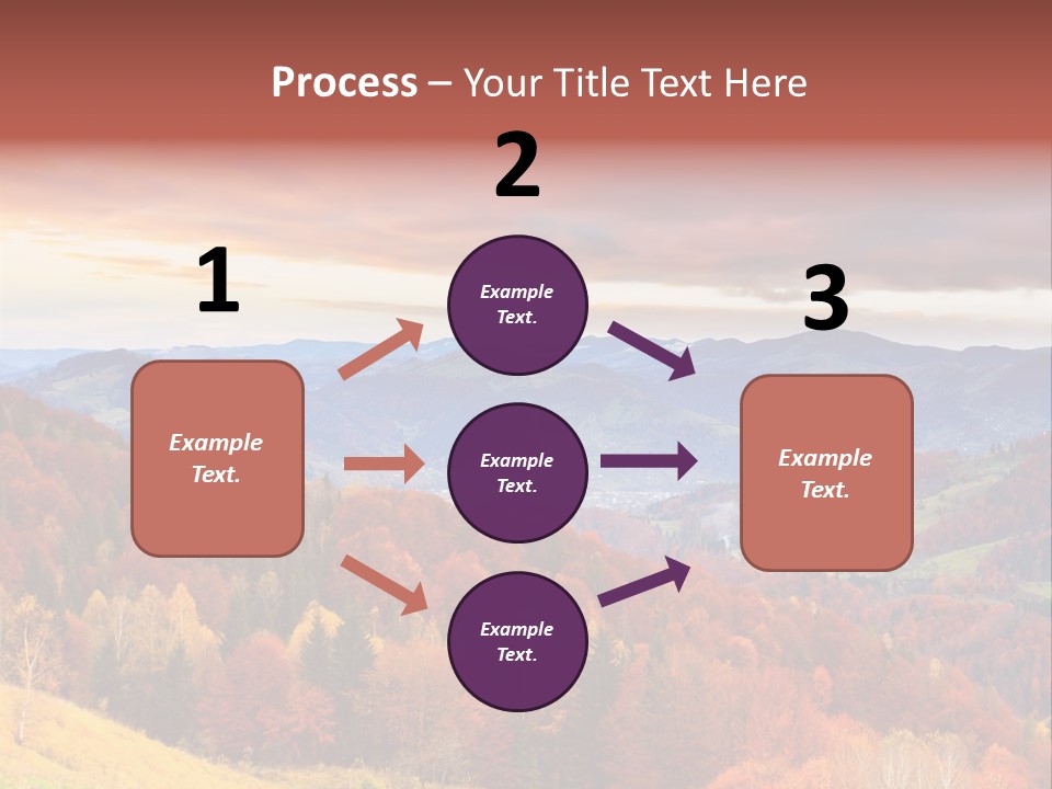Meadow Beautiful Golden PowerPoint Template